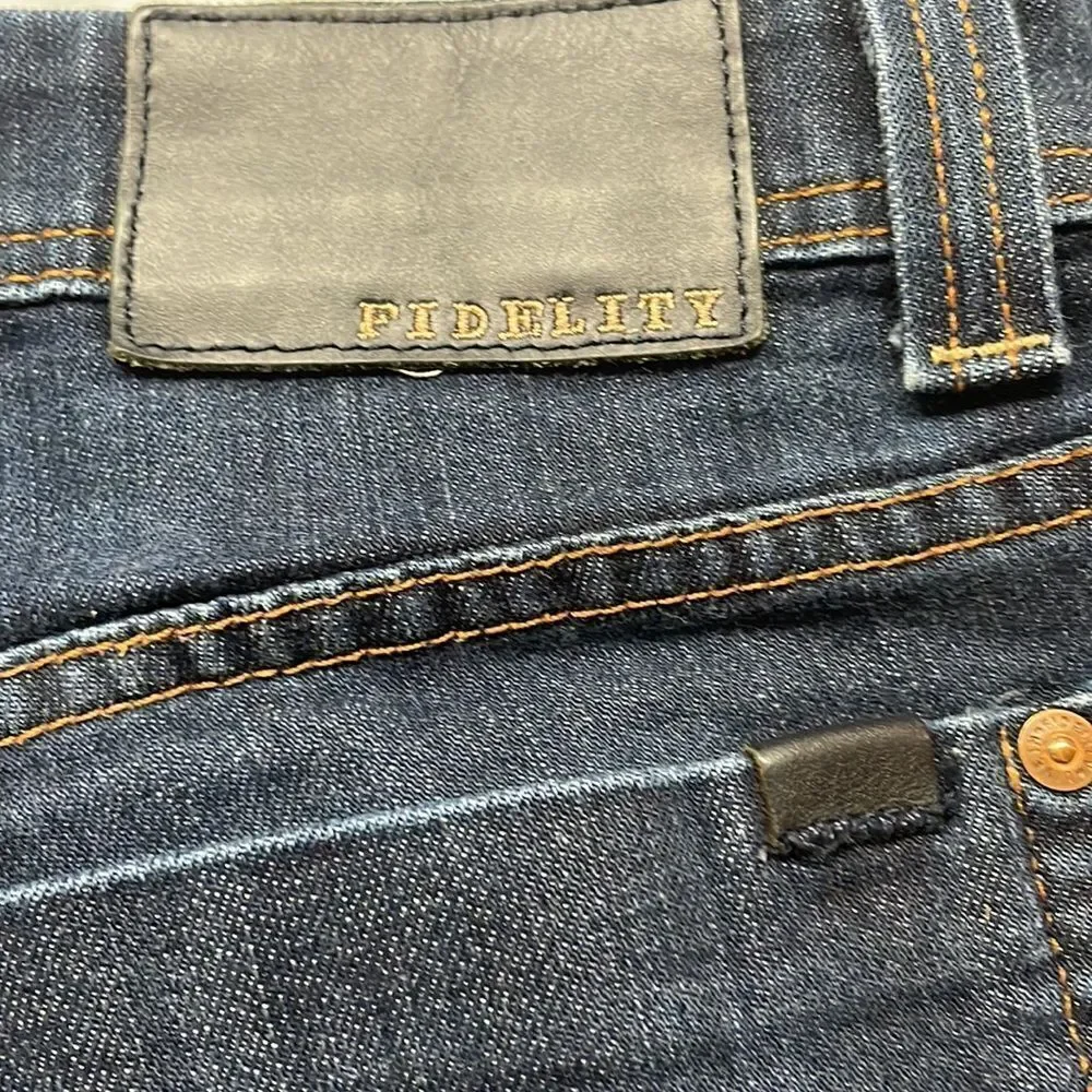 Fidelity Slim Jim Town Rinse Jeans Size 31